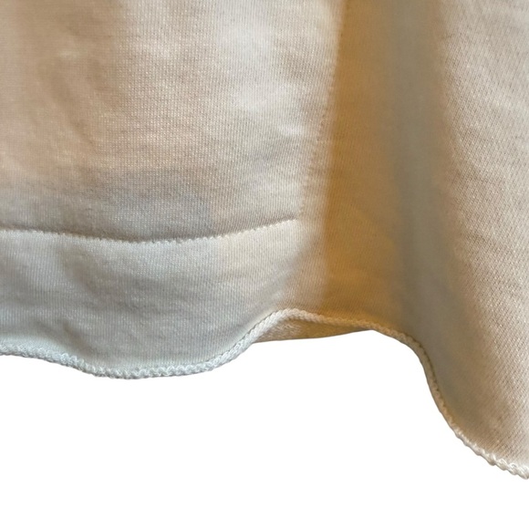 Elie Tahari Cream Athletic Shorts with Elastic Waistband - Picture 4 of 7